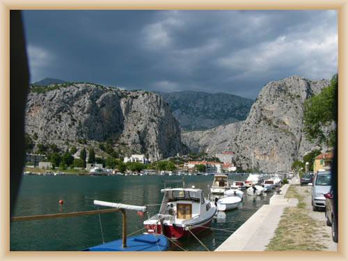 Omis - Hafen