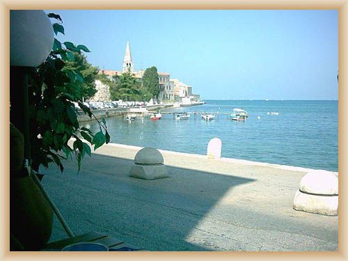 Porec - Aussicht aus Cafe (Foto Herr Tillinger 2003)