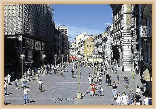 Rijeka - Stadtzentrum