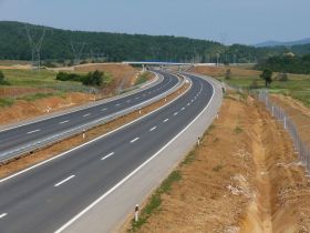 Autobahn bei Bosiljevo