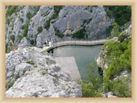 Kraftwerk auf dem Fluss Cetina