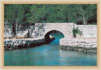 Insel Mljet - alte Brücke