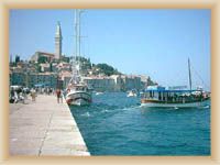 Rovinj - Hafen (Foto Herr Tillinger 2003)