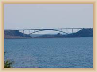 Brücke auf die Insel Pag